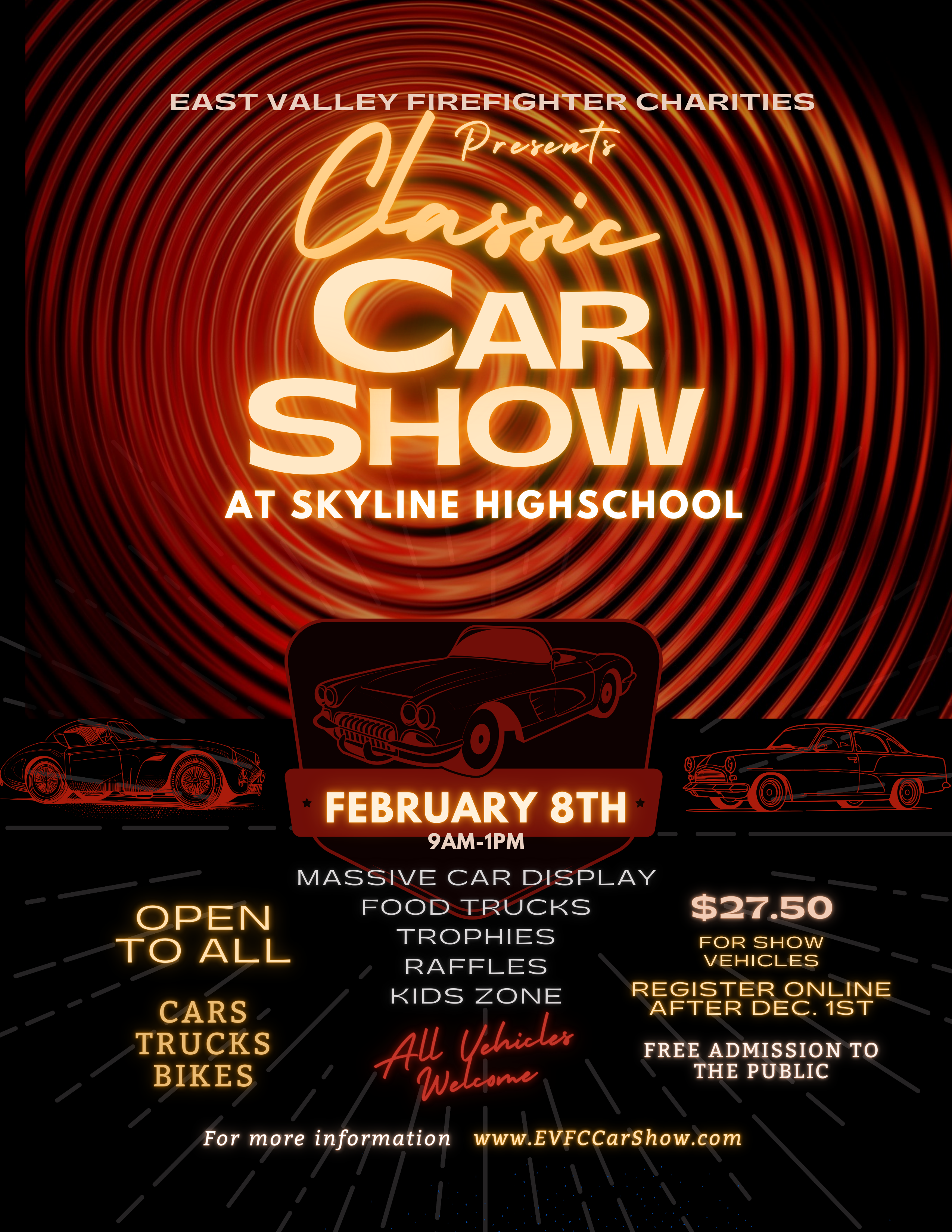 EVFC Classic Car Show - Full Flyer